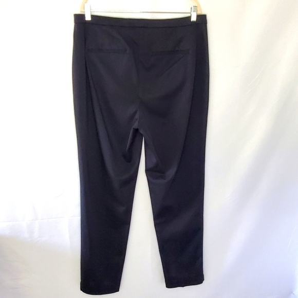 Gap High Rise Slim Crop Pants Size 16 Tall Black Academia Career NWT - Picture 4 of 15